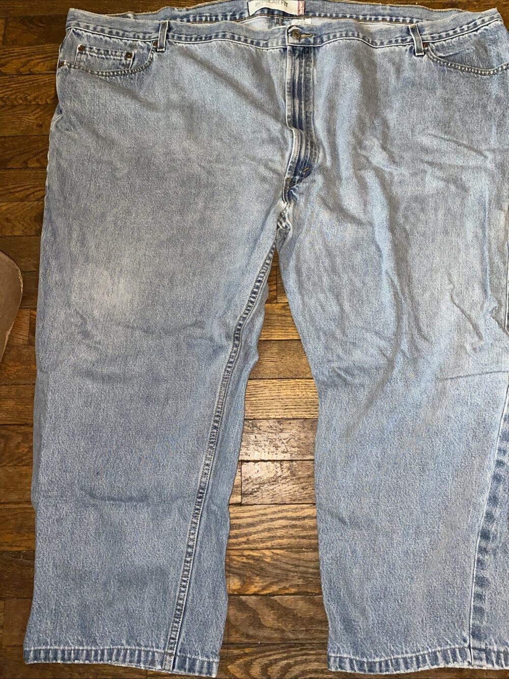 Levi's 505 Jeans Mens 60x30 Blue Relaxed Fit Big & Tall